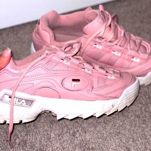Fila pink shoes